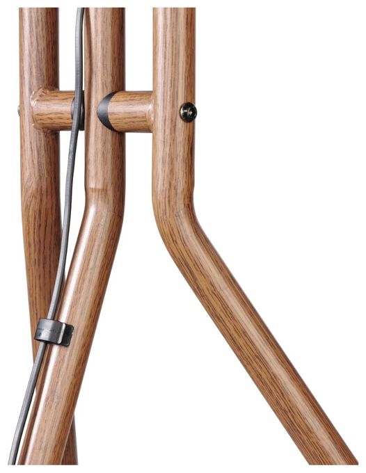 Standfuß bis 190,5 cm (75") 40 kg  220872 TV-Staffelei Design (Schwarz/Walnuss) 