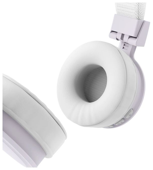 Ohraufliegender Bluetooth Kopfhörer kabellos 15 h Laufzeit USB Typ-C  221766 Freedom Lit III (Lila, Weiß) 