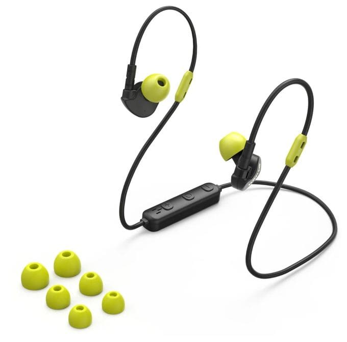 In-Ear Bluetooth Kopfhörer kabellos 6 h Laufzeit  221775 Freedom Athletics III (Schwarz, Gelb) 