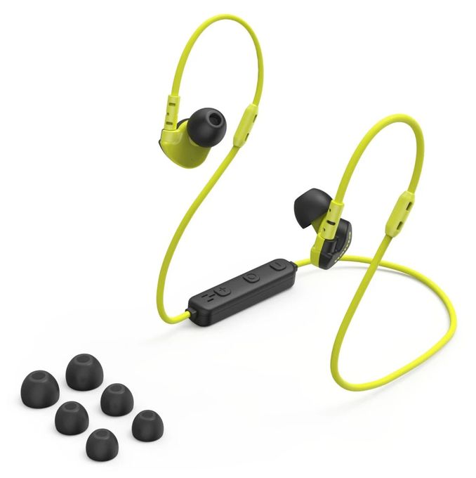 In-Ear Bluetooth Kopfhörer kabellos 6 h Laufzeit  221776 Freedom Athletics III (Schwarz, Gelb) 