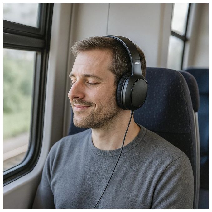 Ohraufliegender Kopfhörer Kabelgebunden USB Typ-C  221814 Fun C (Schwarz) 