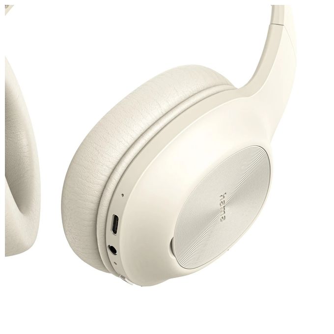Over Ear Bluetooth Kopfhörer kabellos 60 h Laufzeit USB Typ-C  221822 Spirit Calypso X (Beige) 