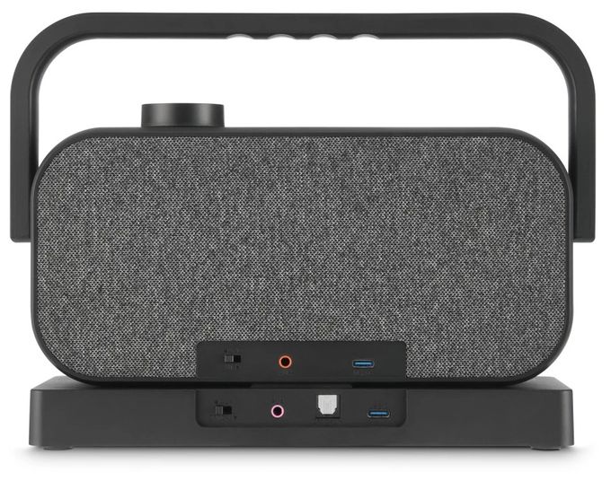 Bluetooth Lautsprecher  221849 Senioren TV (Schwarz, Grau) 