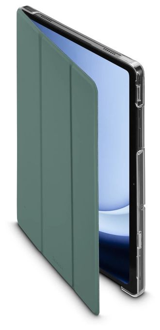 Folio aus Kunststoff für Samsung Galaxy Tab A9+ bis 27,9 cm (11") Schmutzabweisend, Staubresistent, Kratzresistent mit Magnetverschluss (Grün) 222013 Fold Clear 