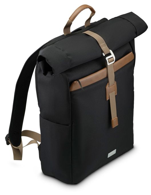 bis 41,1 cm (16.2 Zoll) (Schwarz/Braun) 222023 Silvan Notebook-Rucksack 