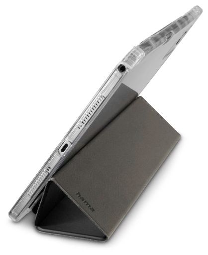Folio aus Kunststoff für Lenovo Tab M11 bis 27,9 cm (11") Schmutzabweisend, Kratzresistent mit Magnetverschluss (Schwarz, Transparent) 222082 Flex Clear 