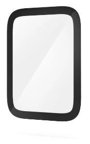 Klare Bildschirmschutzfolie Kunststoff 4H für  Apple Watch 7 / 8 / 9, 41 mm Schlagfest, Schlagfest, Kratzresistent, Schockresistent 222770 Super Hybrid 