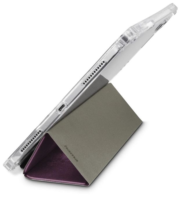 Folio aus Mikrofaser, Samt für Apple iPad Air 11" (2024) bis 27,9 cm (11") Fallbeständigkeit, Staubresistent, Kratzresistent, Schockresistent mit Magnetverschluss (Bordeaux, Transparent) 227029 Extreme Protect 
