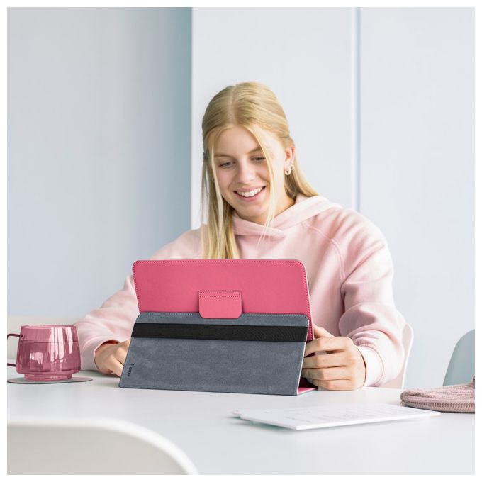 Folio aus Kunststoff bis 27,9 cm (11") mit Elastikband (Magenta) 227075 Xpand 