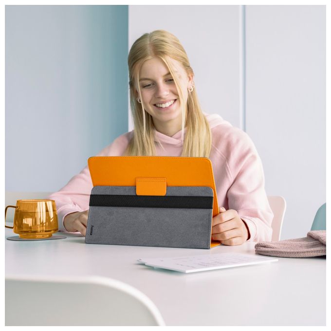 Folio aus Kunststoff bis 27,9 cm (11") mit Elastikband (Orange) 227076 Xpand 
