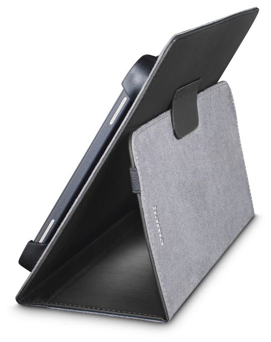 Folio aus Kunststoff für Universal bis 33 cm (13") Schmutzabweisend, Staubresistent, Kratzresistent mit Schnallenverschluss (Schwarz) 227086 Xpand 