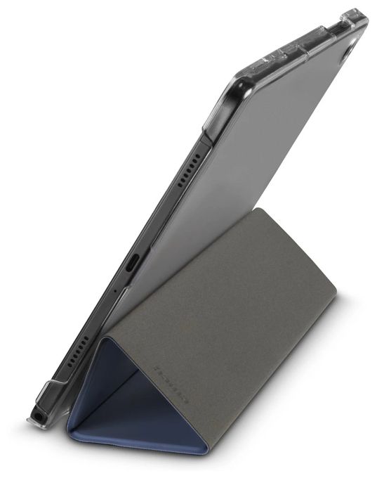 Folio aus Polycarbonat (PC), Polyurethan für Samsung Galaxy Tab A11+ / A9+ 11” bis 27,9 cm (11") Schmutzabweisend, Staubresistent, Kratzresistent mit Magnetverschluss (Dunkelblau) 227088 Fold Clear 