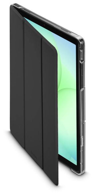 Flip case aus Polycarbonat (PC), Polyurethan für Samsung Samsung Galaxy Tab A11 (8.7") bis 22,1 cm (8.7") mit Magnetverschluss (Schwarz) 231023 Fold Clear 