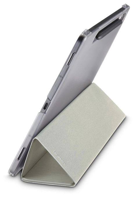 Folio aus Polycarbonat (PC), Polyurethan für Samsung Galaxy Tab S11 11” bis 27,9 cm (11") Schmutzabweisend, Staubresistent, Kratzresistent (Grau) 231027 Fold Clear 