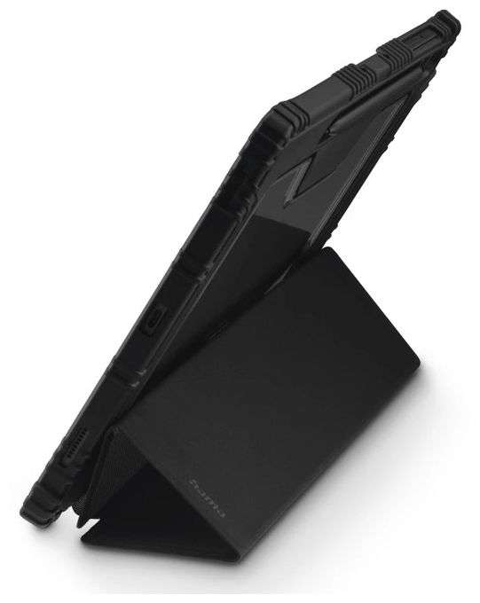 Folio aus Kunststoff für Samsung Galaxy Tab S11 11" bis 27,9 cm (11") Stoßfest, Schmutzabweisend, Staubresistent, Schlagfest, Kratzresistent, Schockresistent mit Magnetverschluss (Schwarz) 231029 Protection 