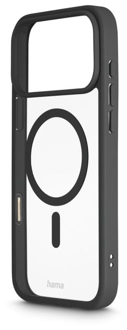 Cover für Apple iPhone 17 Pro Max (Schwarz, Transparent) 232418 Frame Protect 