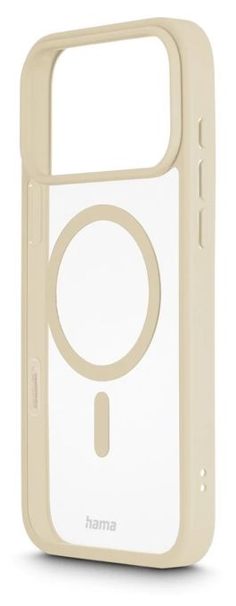 Cover für Apple iPhone 17 Pro Max  232420 Frame Protect (Beige, Transparent) 