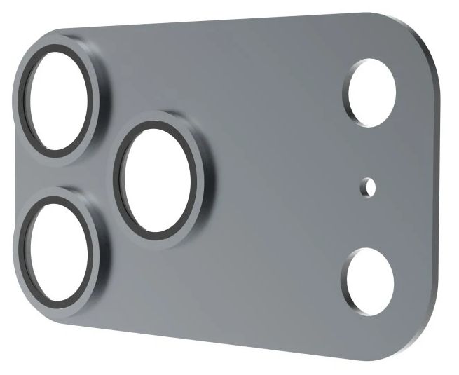 Kameraobjektivschutz Gehärtetes Glas, Aluminium 9H für  Apple iPhone 18 Pro Max Schlagfest, Kratzresistent, Schlagfest 233325 Cam Protect Pro 