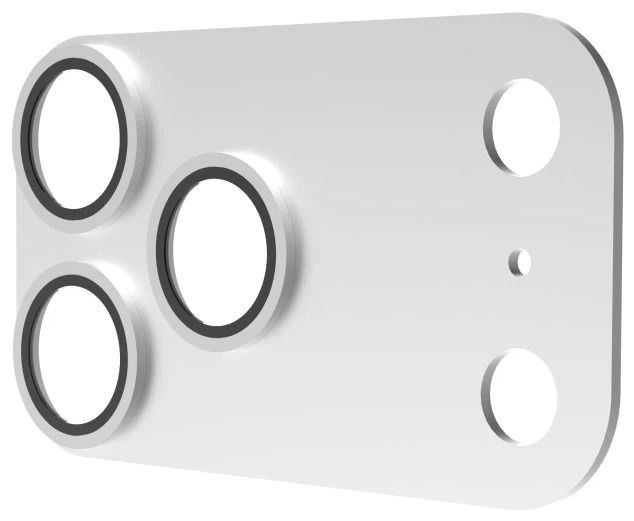 Kameraobjektivschutz Gehärtetes Glas, Aluminium 9H für  Apple iPhone 18 Pro Schlagfest, Kratzresistent, Schlagfest 233326 Cam Protect Pro 