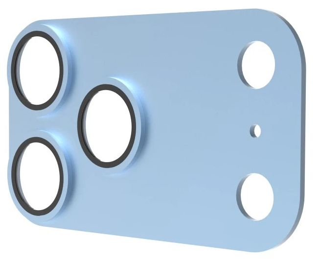 Kameraobjektivschutz Gehärtetes Glas, Aluminium 9H für  Apple iPhone 18 Pro Max Schlagfest, Kratzresistent, Schlagfest 233329 Cam Protect Pro 