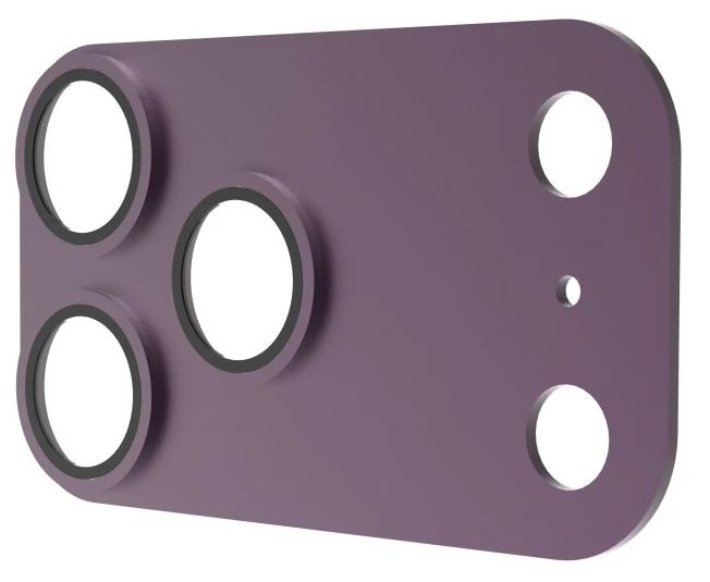 Kameraobjektivschutz Gehärtetes Glas, Aluminium 9H für  Apple iPhone 18 Pro Max Schlagfest, Kratzresistent, Schlagfest 233331 Cam Protect Pro 