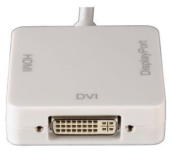 mini DisplayPort - DVI/DisplayPort/HDMI 