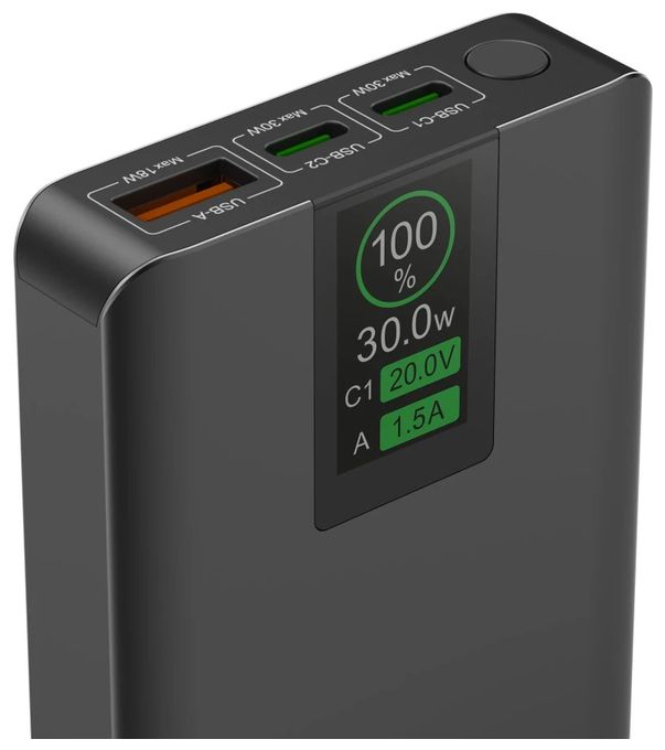 10000 mAh Powerbank USB Typ-C  201782 Power Pack PD 10 Alu (Anthrazit) 