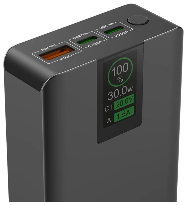 20000 mAh Powerbank USB Typ-C  201783 Power Pack PD 20 Alu (Anthrazit) 