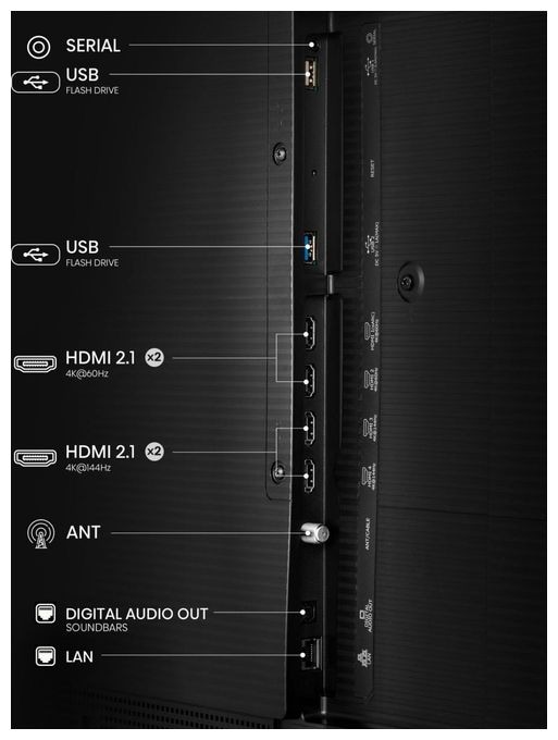 QLED 139,7 cm (55 Zoll) Fernseher 4K Ultra HD VESA 400 x 200 mm  55S7NQ (Gold) 