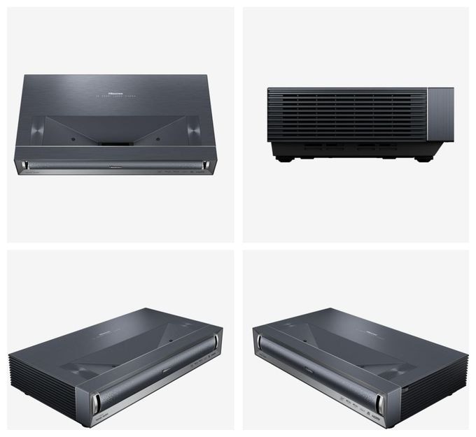 UHD 4K (3840x2160) DLP Laser Ultra-Short-Throw-Projektor 2700 ANSI Lumen (Schwarz, Dunkles Grau) PX3 Pro TriChroma Smart Laser Cinema 4K 