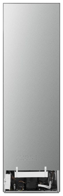178 l / 98 l Kühl-Gefrierkombi freistehend NoFrost 109 kWh Jahr  RB440N4ACA (Grau, Edelstahl) 