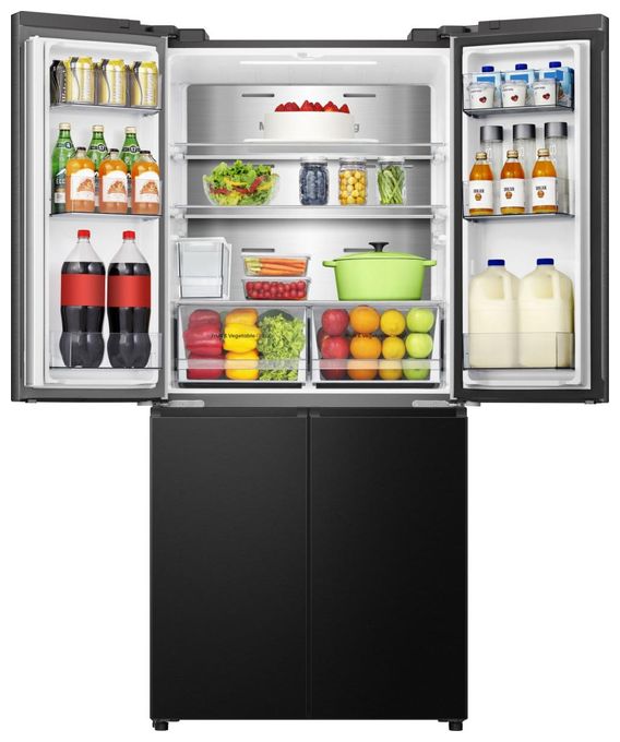 Side-by-Side Kühl-/ Gefrierkombination 304 l / 87 l 235 kWh NoFrost 1785 mm x 794 mm  RQ5P470SYFD (Schwarz) 