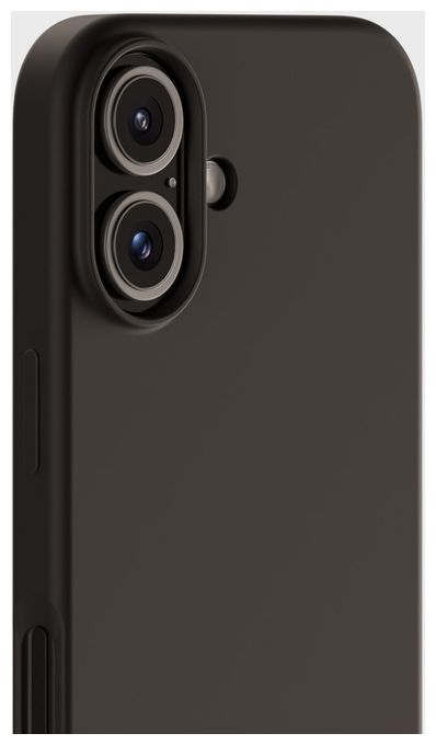 Cover für Apple iPhone 16  Silicone Case (Schwarz) 
