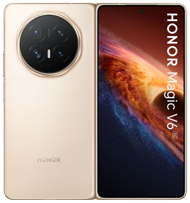 512 GB Smartphone 16,6 cm (6.5 Zoll) 50 MP Dreifach Kamera WiFi 6E  Magic V6 (Gold) 