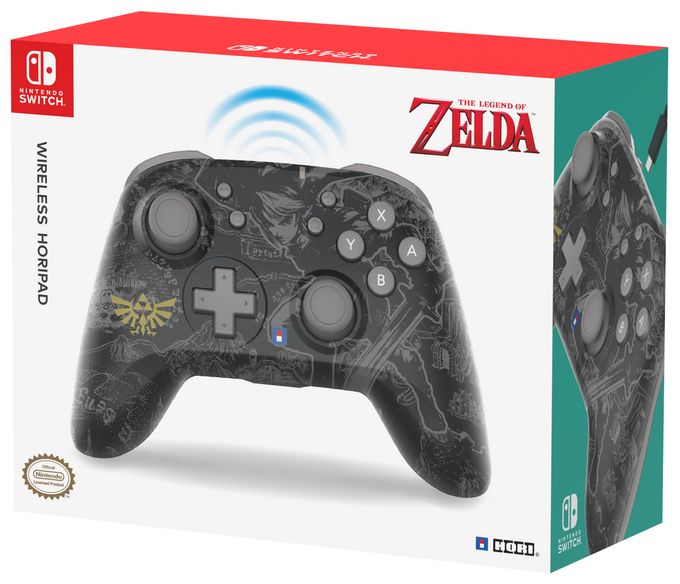 Gamepad für Nintendo Switch  pad - The Legend of Zelda (Schwarz, Grau, Gelb) 