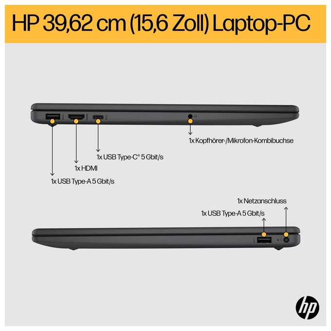 Full HD Notebook 39,6 cm (15.6 Zoll) 1920 x 1080 Pixel 1 TB SSD Windows 11 Home AMD Ryzen 7 max. 4,5 GHz  15-fc0678ng (Silber) 