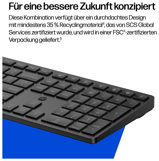 Home Tastatur RF Wireless + Bluetooth 2.4 GHz  490C (Schwarz) 