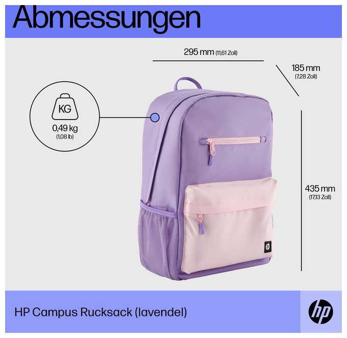 Campus-Rucksack (Lavendel) 