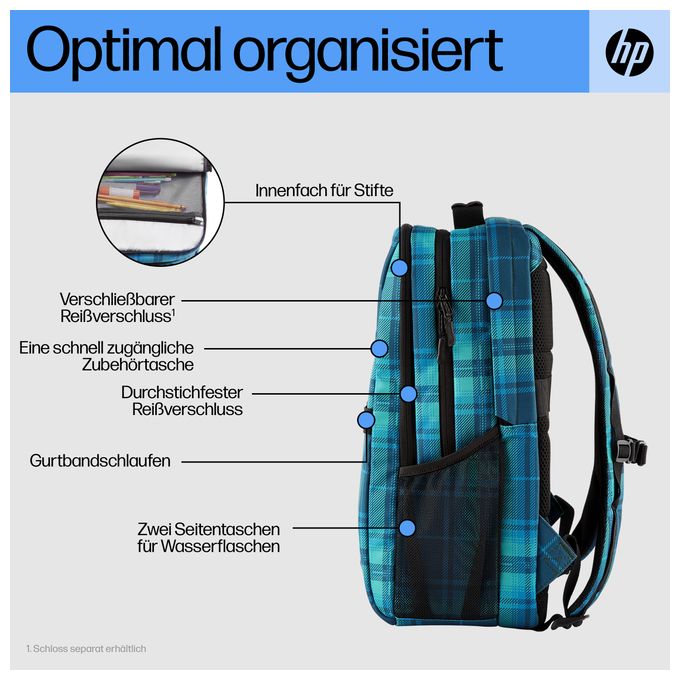 Campus XL Rucksack (Tartan Plaid) 