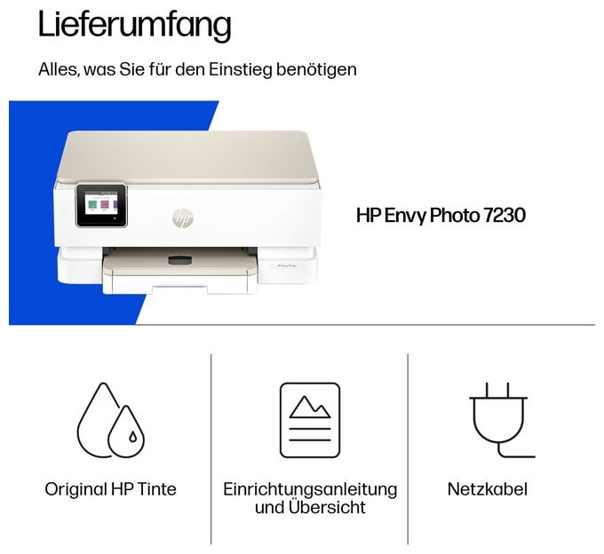 All in One A4 Thermal Inkjet Drucker 4800 x 1200 DPI Envy 7230 