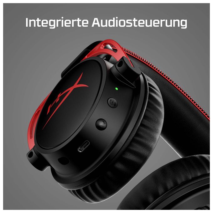 Over Ear Kopfhörer Kabelgebunden  Cloud Alpha Gaming (Schwarz, Rot) 