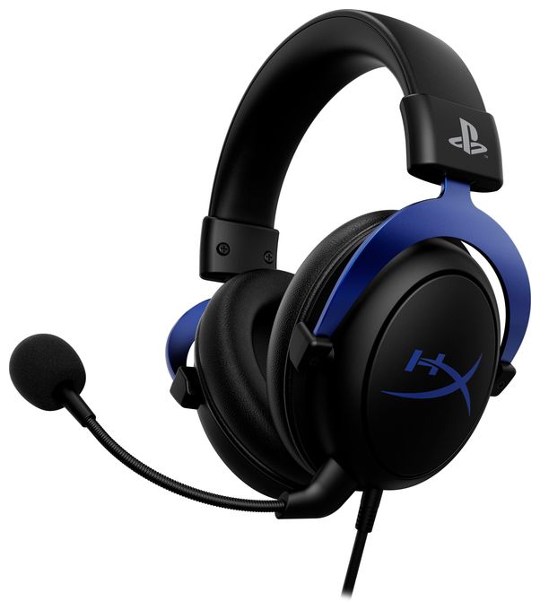 Over Ear Kopfhörer Kabelgebunden  Cloud Blue PS5 Gaming (Schwarz, Blau) 