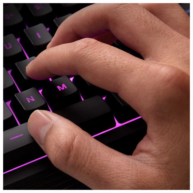 RGB-LED Gaming Tastatur USB  HyperX Alloy Core(DE-Layout) (Schwarz) 