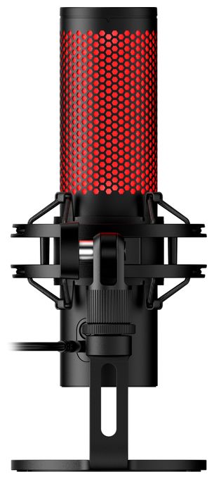 kabelgebunden Podcast-Mikrofon 96 kHz 3,5 mm (1/8")  QuadCast 2 (Schwarz) 