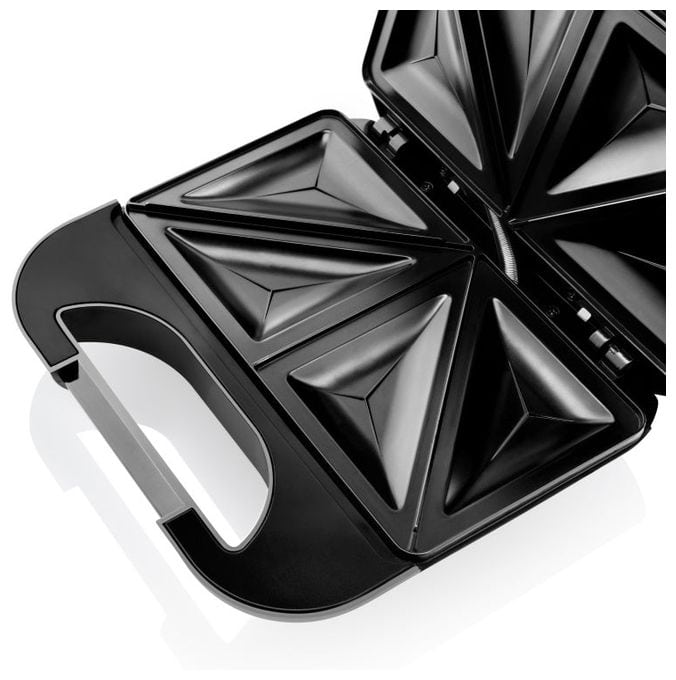 Sandwichmaker 750 W für 2 Sandwiches  SM615 (Schwarz, Silber) 