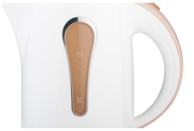 1,0 l Wasserkocher 1630 W  VK102O (Weiß, Orange) 