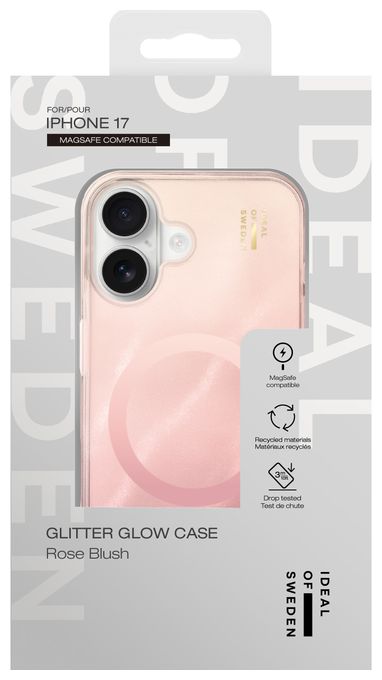 Clear Case MagSafe Cover für Apple iPhone 17 (Rose Blush) 