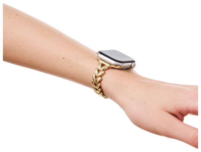 Armband 10 mm Apple Watch 38/40/41/42 (Series10)  Delicate Chain Watch Band (Gold) 