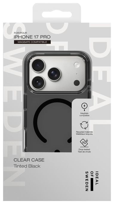 Clear Case MagSafe für Apple iPhone 18 Pro / 17 Pro (Tinted Black) 