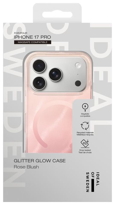 Clear Case MagSafe Cover für Apple iPhone 17 Pro (Rose Blush) 